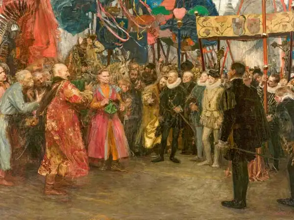 Axentowicz, Teodor: Polish envoys before Henry of Valois