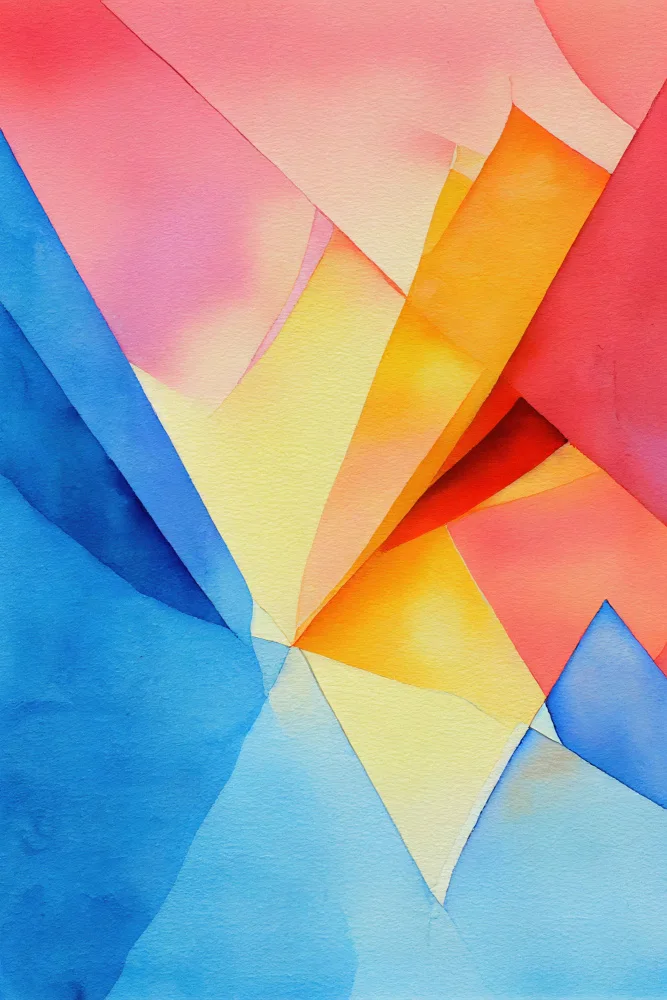 Mauro: Von der Natur inspiriertes abstraktes Aquarell (Tag 77)