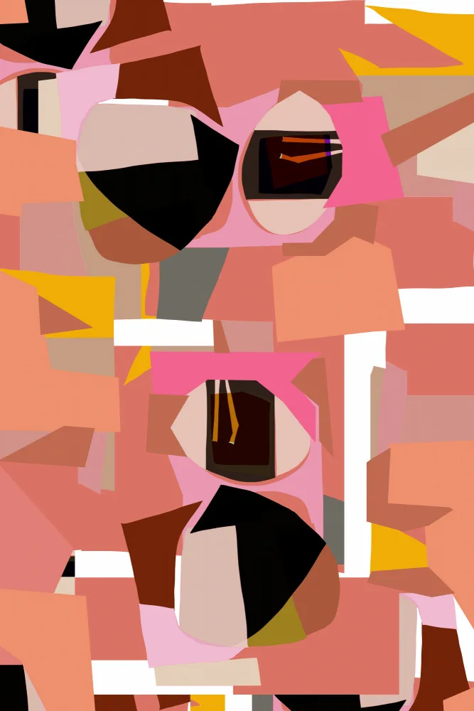 C, Project: Formes géométriques rose foncé 1