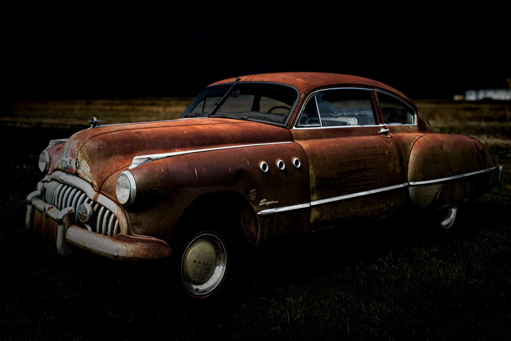 Steeb, Martin: Auto distrutta