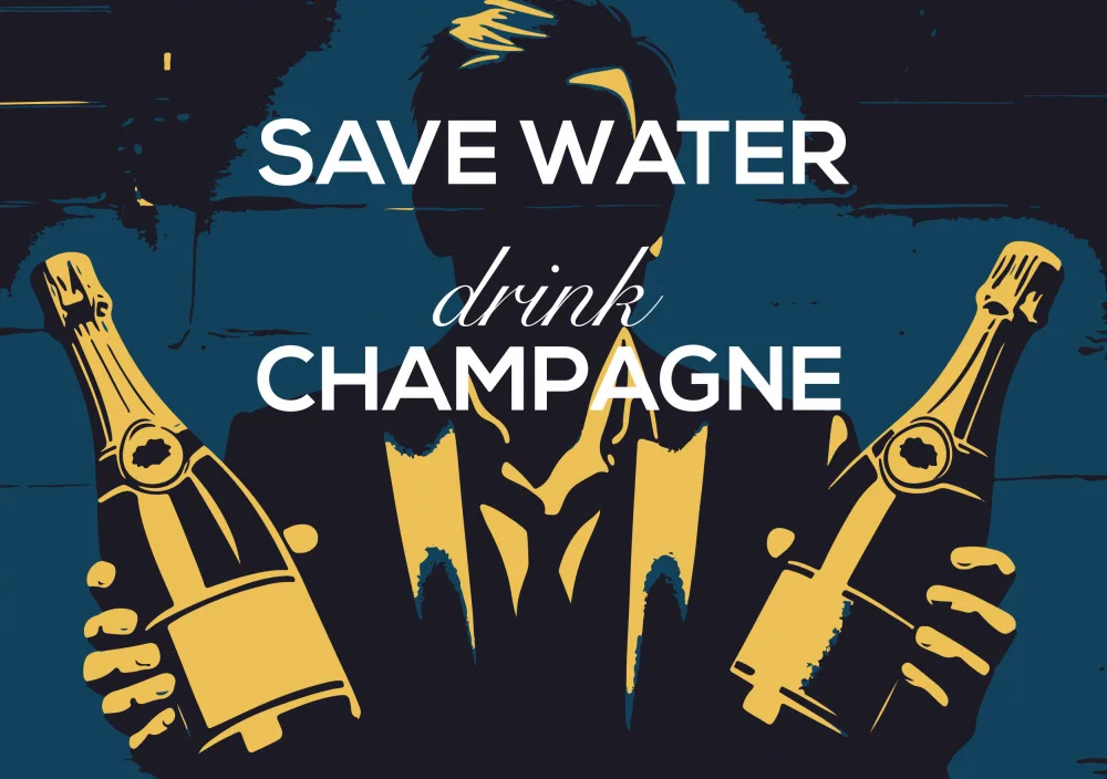 Magnusson, Andreas: Risparmia acqua: bevi champagne