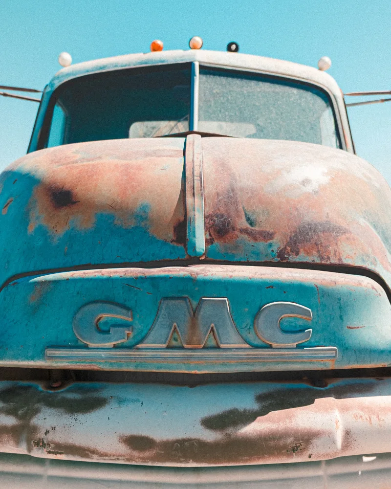 Windeknecht, Tom: Verrosteter Vintage-GMC-Truck