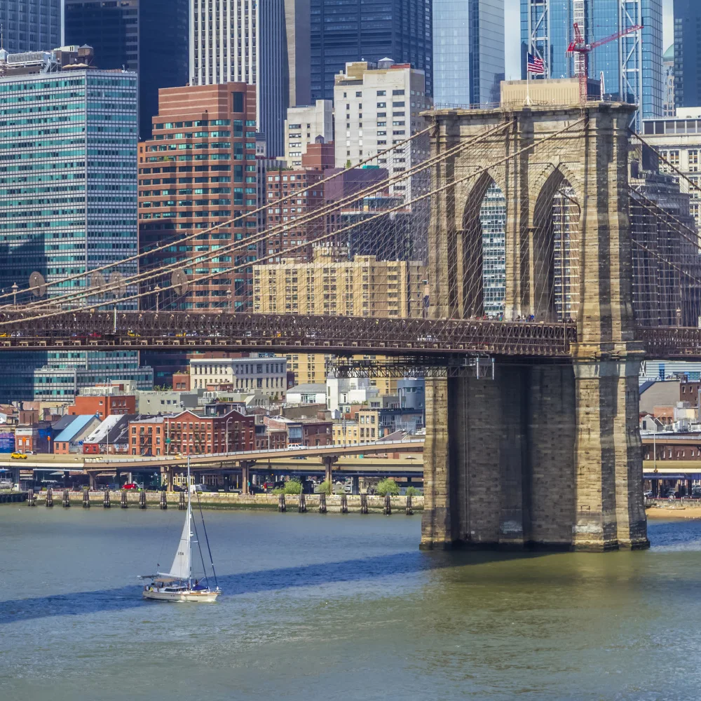 Viola, Melanie: NEW YORK CITY Brooklyn Bridge und Manhattan Skyline