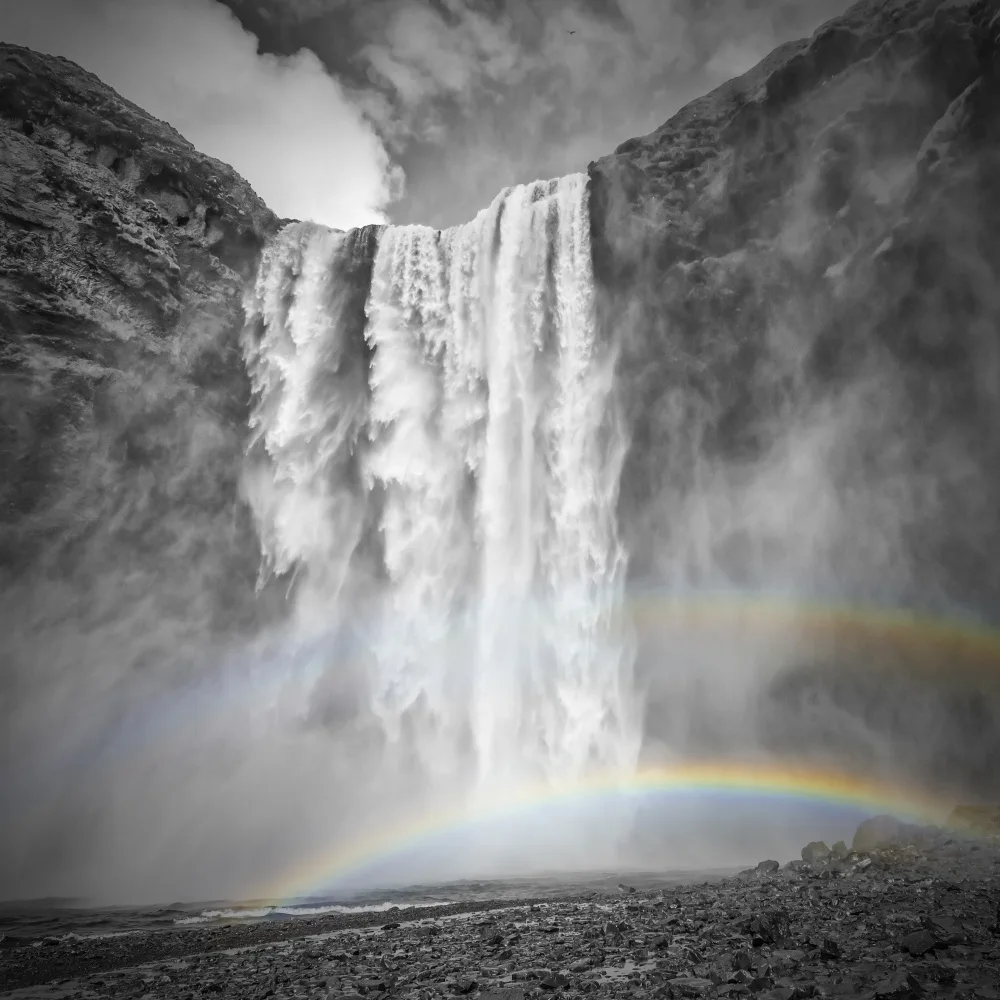 Viola, Melanie: ISLAND Skogafoss doppelter Regenbogen
