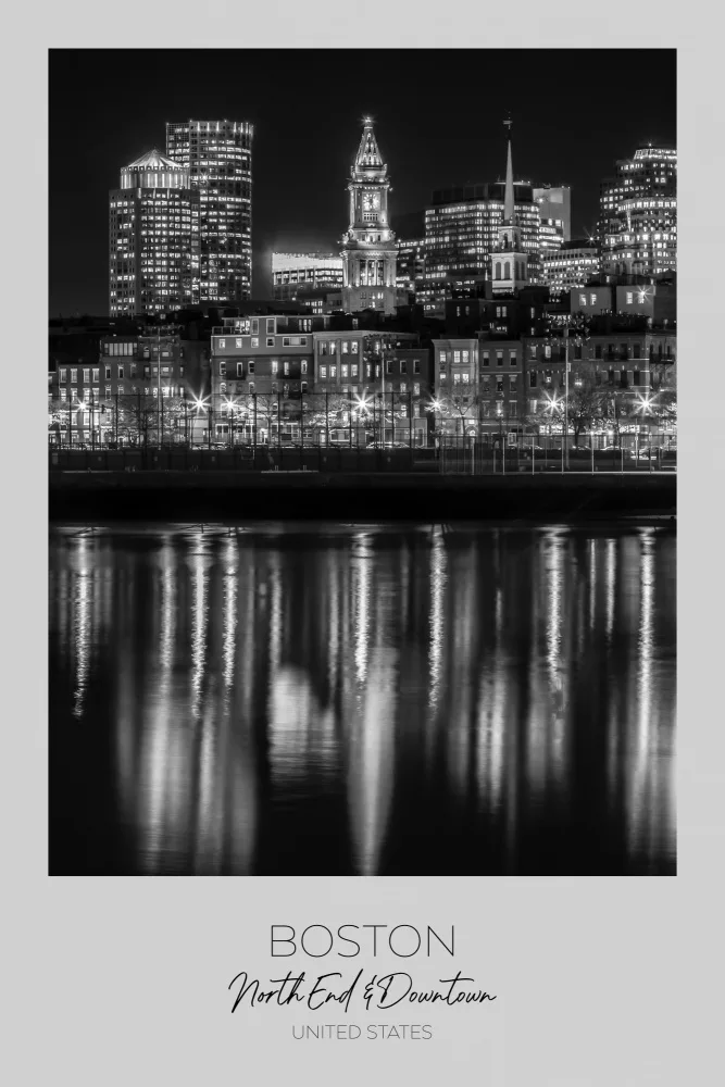 Viola, Melanie: Im Fokus: BOSTON Evening Skyline von North End