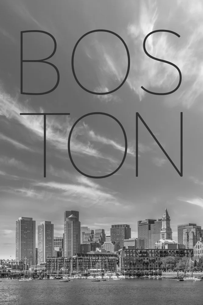 Viola, Melanie: BOSTON Skyline Finanzviertel und North End | Text & Skyline