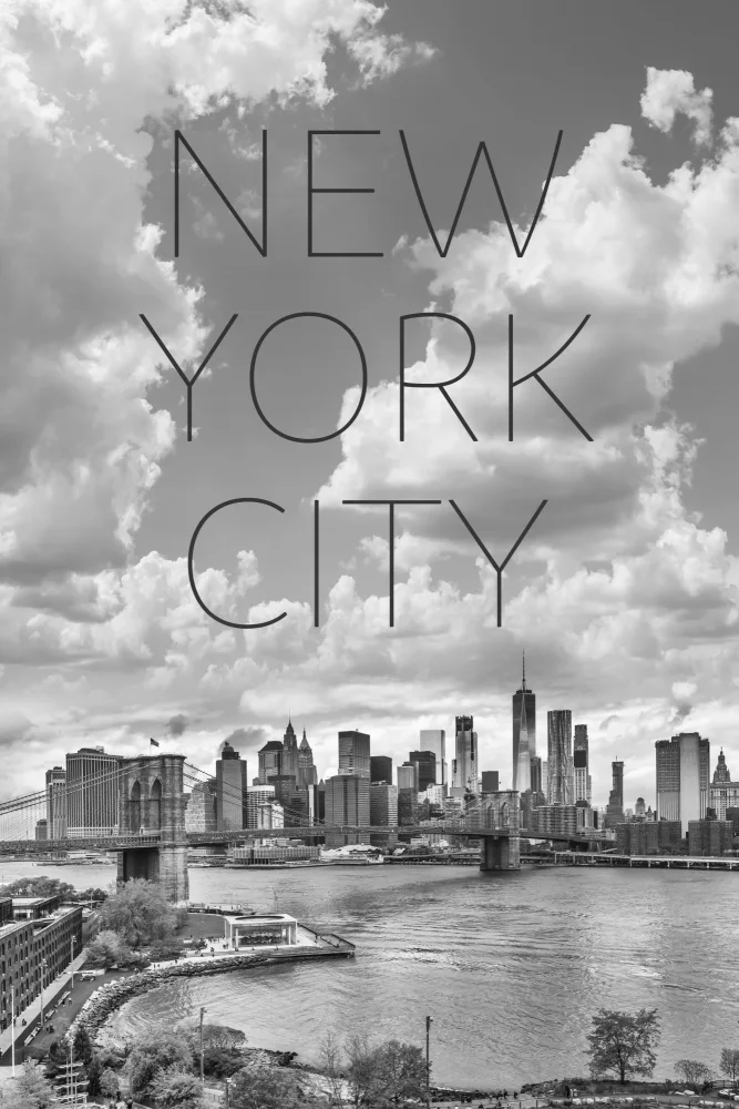 Viola, Melanie: New York Lower Manhattan e ponte di Brooklyn | Testo e orizzonte