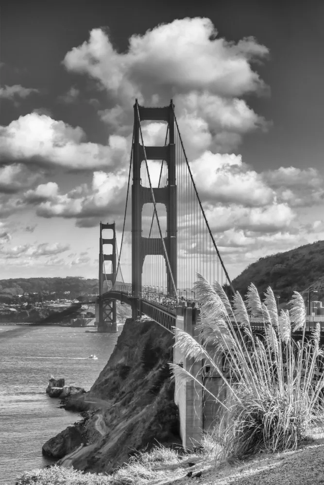 Viola, Melanie: SAN FRANCISCO Golden Gate Bridge - Monochrom