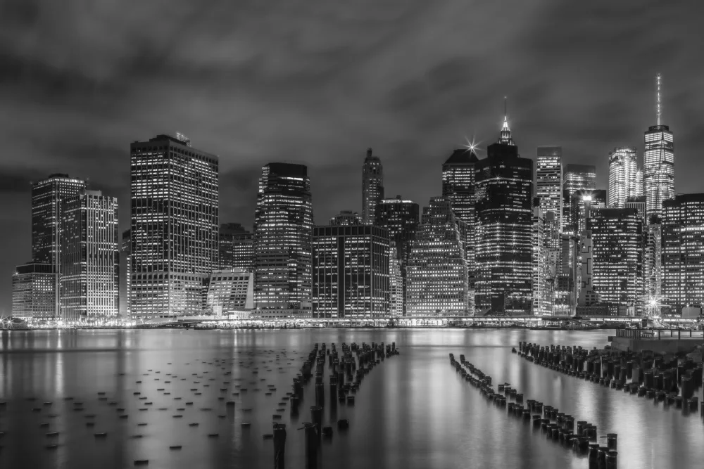 Viola, Melanie: NEW YORK CITY Monochrome Nachtimpressionen