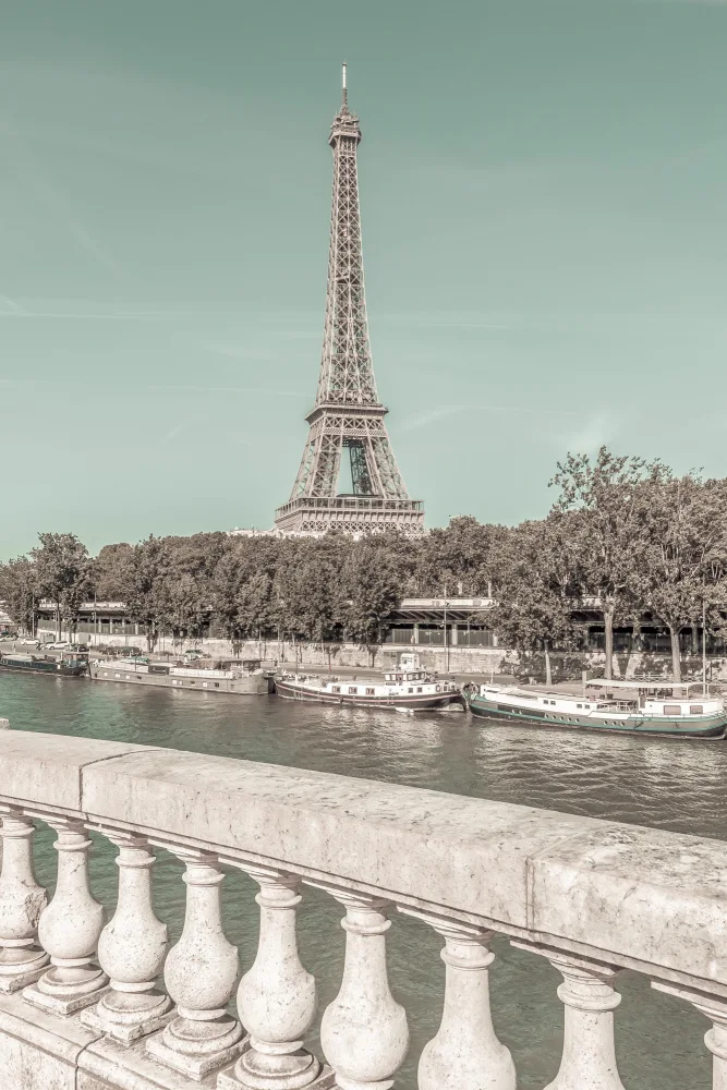Viola, Melanie: PARIS Eiffelturm und Seine | Urbaner Vintage-Stil