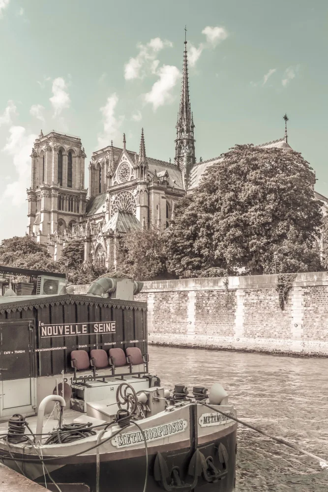 Viola, Melanie: PARIS Notre-Dame und Seine | Urbaner Vintage-Stil
