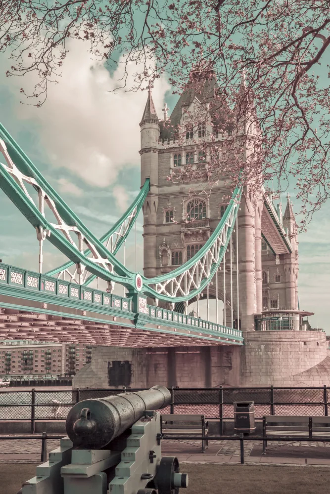 Viola, Melanie: LONDON Tower Bridge im Detail | Urbaner Vintage-Stil