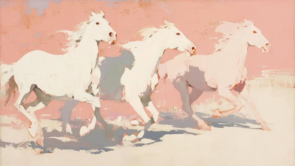 Treechild: Wild horses no 2