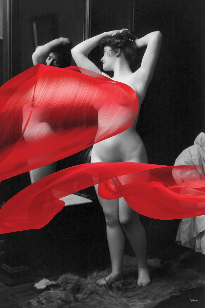 Skellern, Sue: Dame au ruban rouge n°2