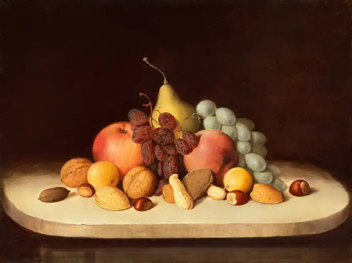 Duncanson, Scott Robert: Zátiší s ovocem a ořechy