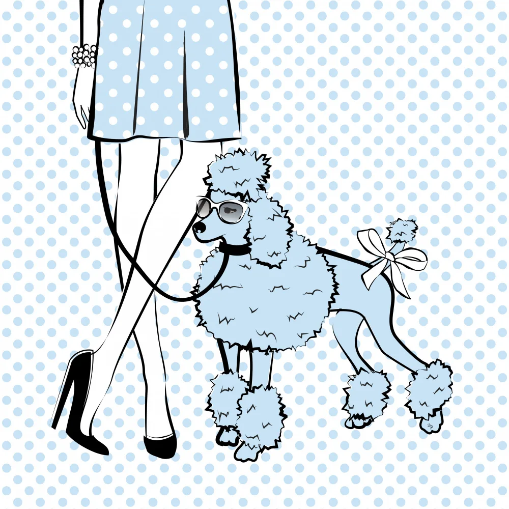 Martina: Chien à points bleus