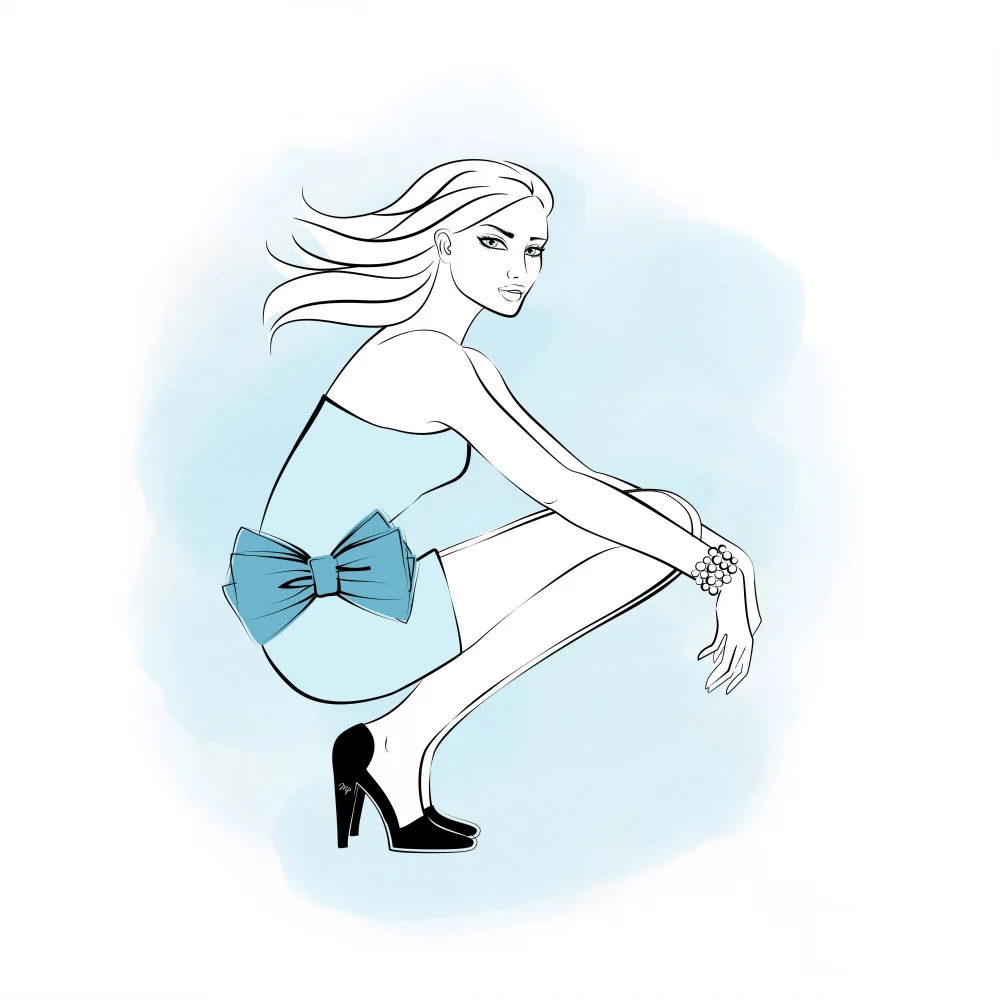 Martina: Fille à l'arc bleu