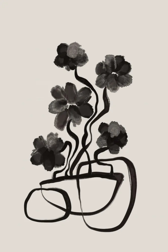 Treechild: flores grises