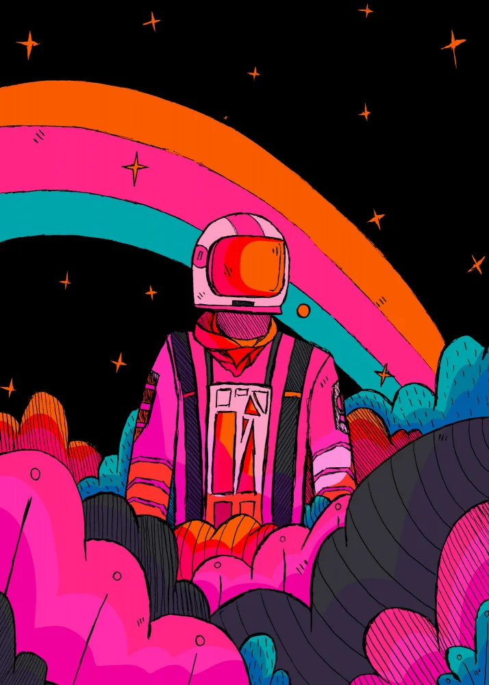 Wade, Stephen: Duhový astronaut