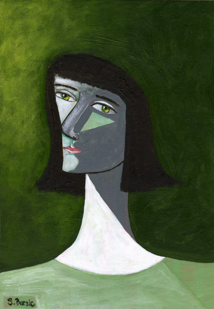 Bursic, Sharyn: Dame en vert