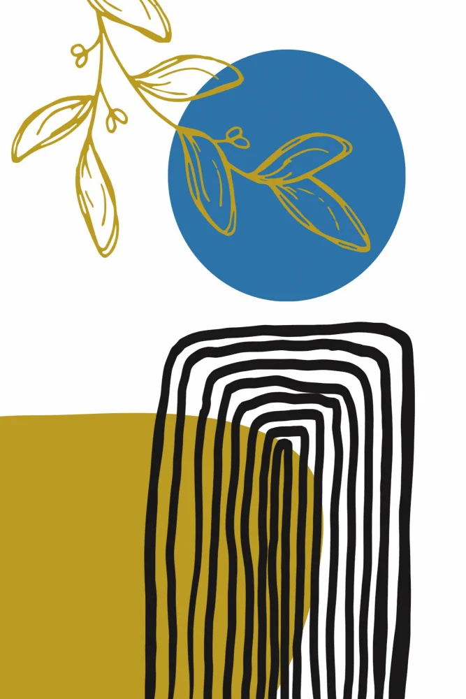 Moss, Ann Sally: Sunrise Blue Gold 3