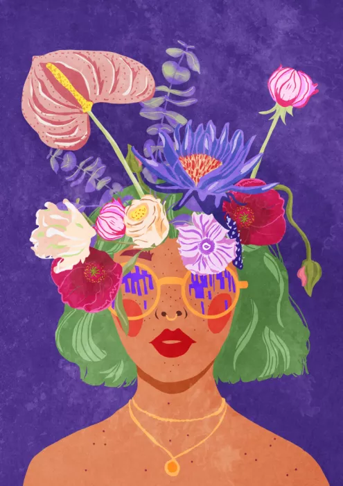 Oltmanns, Raissa: Cabeza de flor