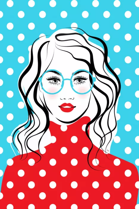 Martina: Femme élégante aux cheveux ondulés
