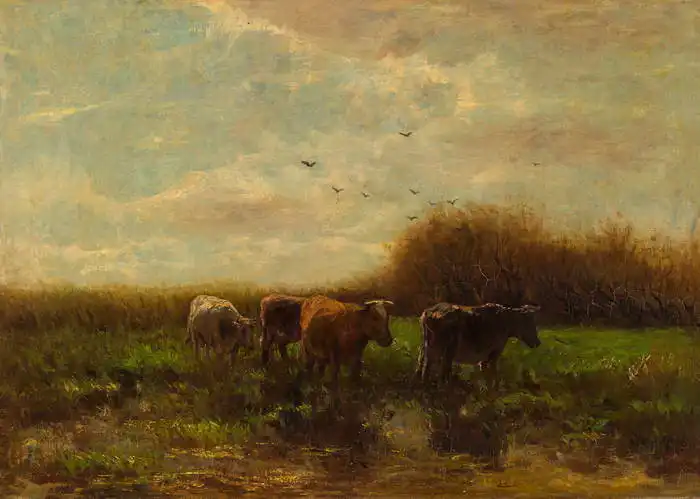 Maris, Willem: Krávy v podvečer