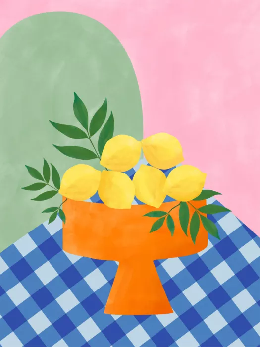 Ristova, Elena: Citrons jaunes aux feuilles vertes