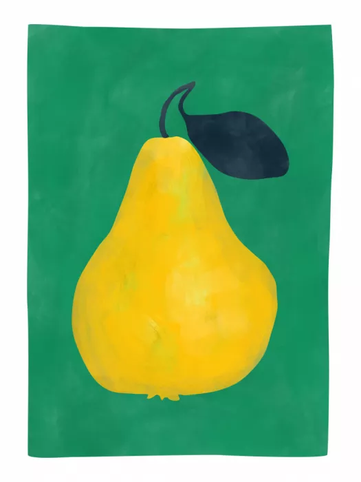 Ristova, Elena: Poire jaune minimaliste