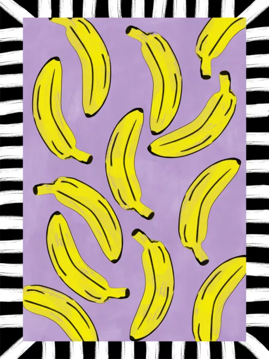 Ristova, Elena: Bananes Jaunes Abstraites