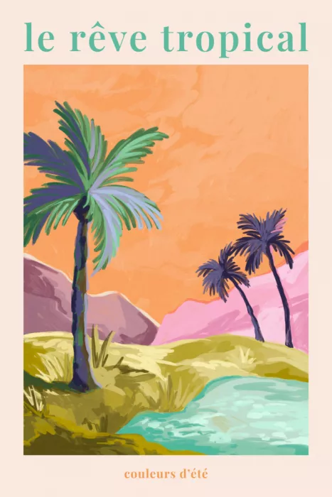Blauw, Goed: Le Rêve Tropical - Palmiers