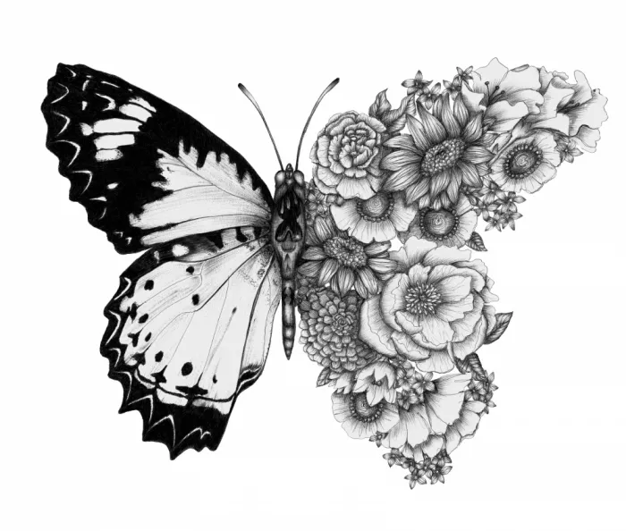 Mazur, EC: Ecmazur   Papillon en Fleur