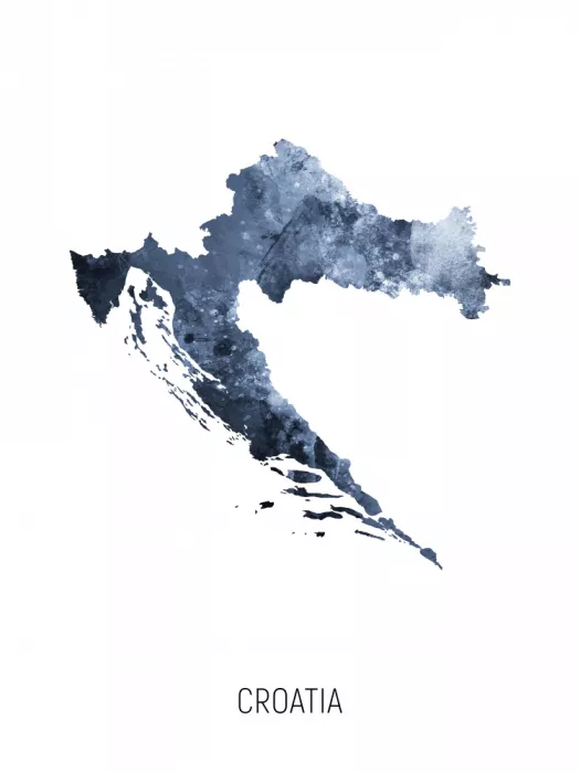 Tompsett, Michael: Carte de la Croatie à l