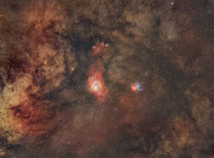 Rodríguez, María Rosa: Lagoon- und Trifid-Nebel