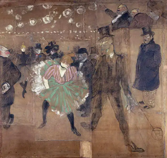 Toulouse-Lautrec, H.: La Goulue na Foire du Trone v Paříži