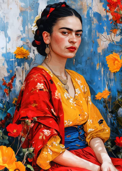 Jaszke, Justyna: Frida Portrait 4