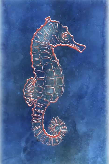 Martina: Cheval de mer Néon Luminescent