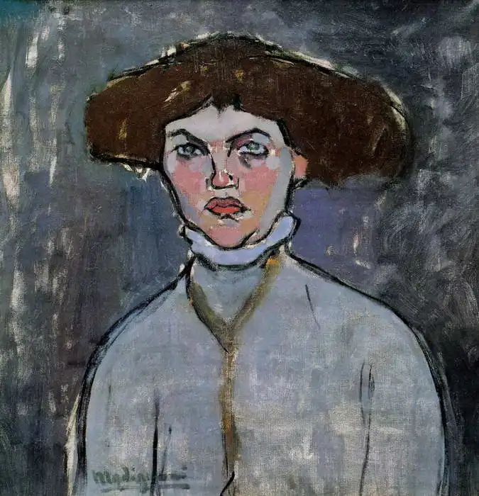 Modigliani, Amadeo: Hlava mladé ženy