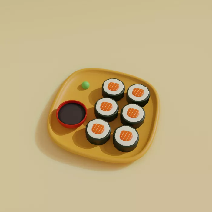 Ramiro, Julia: Talíř sushi maki