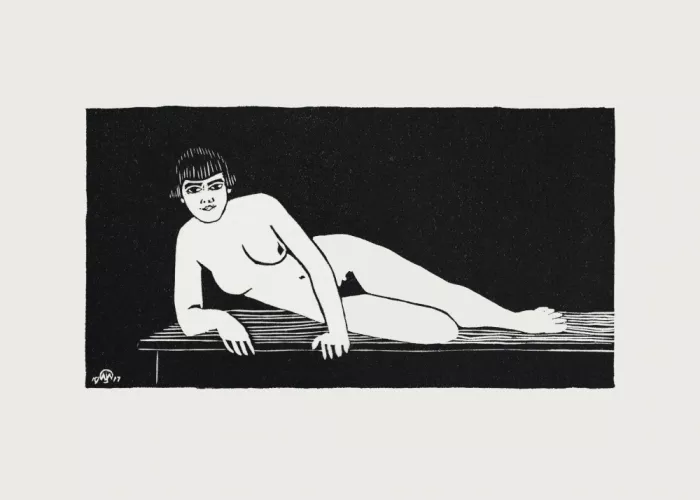 Jessurun, Samuel: Figure nue allongée