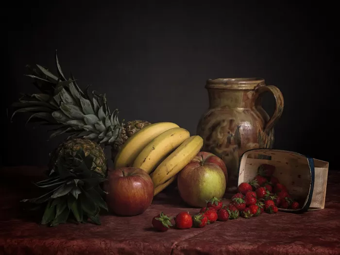 Patrick, alberti: Nature morte aux fruits