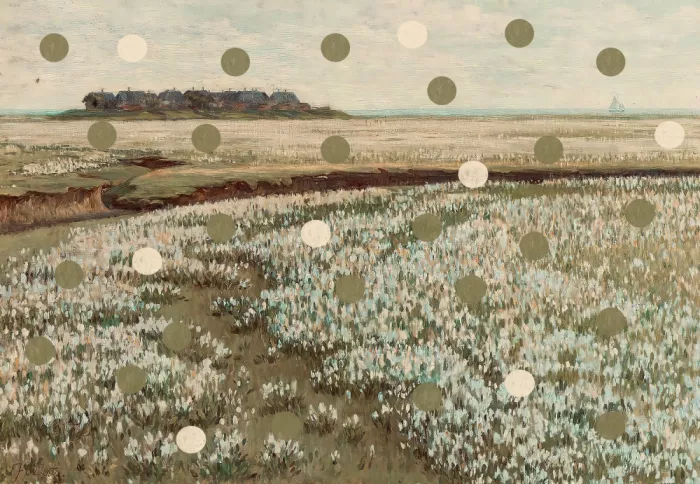 Concept, Art The: Paysage estival pointilliste