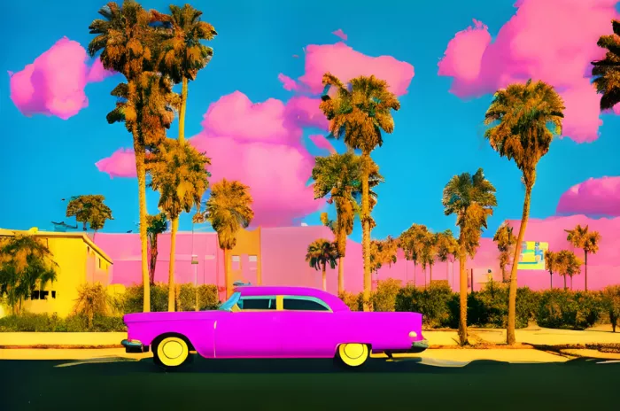 Spin, Cicero: Verrücktes violettes Auto