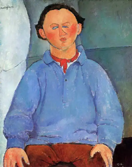 Modigliani, Amadeo: Portrét Oskara Miestchaninoffa