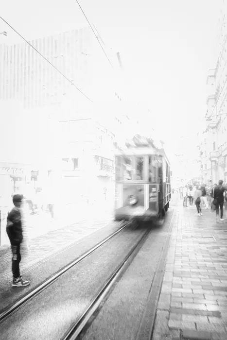 Groleau, Michel: Warten auf die Straßenbahn