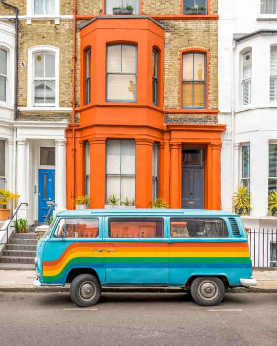 Estefan, Gabor: Retro Regenbogen Van