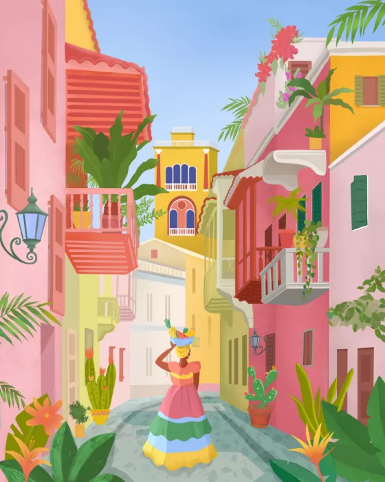 Lizde, Petra: Cartagena, Kolumbie