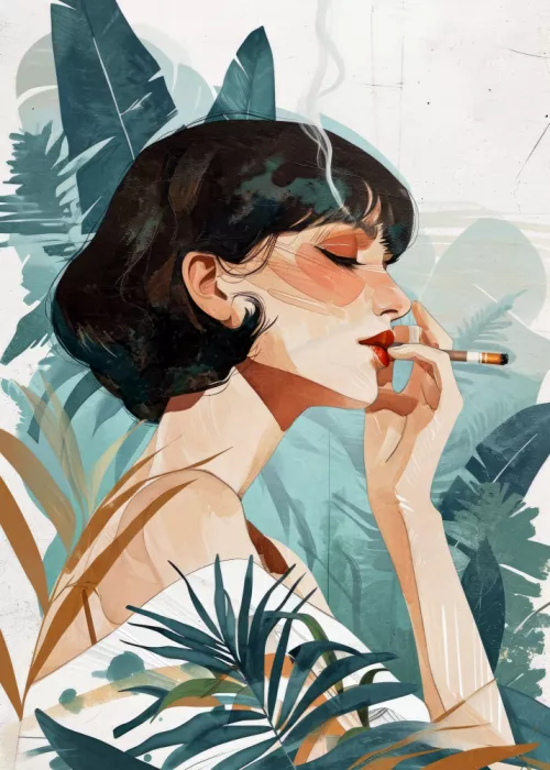 Jaszke, Justyna: Smoking Woman