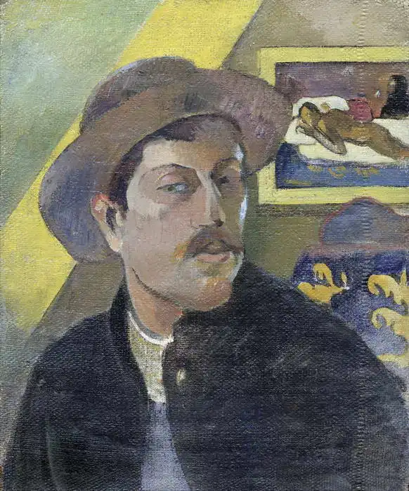 Gauguin, Paul: Autoportrét v klobouku